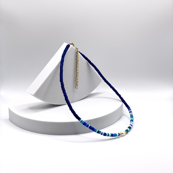 NEW……Heishi Beaded with Genuine Freshwater Pearl - Picture 4 of 12